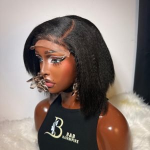 10 inches 5 x 5 Closure  Vietnam Yaki Straight Wig