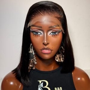 10" SDD  6x6 glueless closure Vietnam Bone Straight Wig