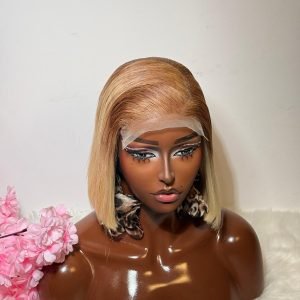 8-inch Super Double Drawn blonde bob