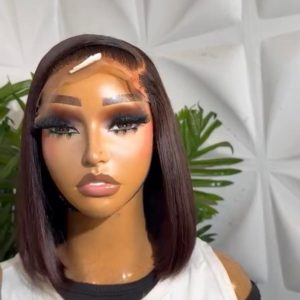 10” SDD Brown Vietnamese Bone Straight 5x5 Glueless Closure Wig – 250% Density (Beginner Friendly)